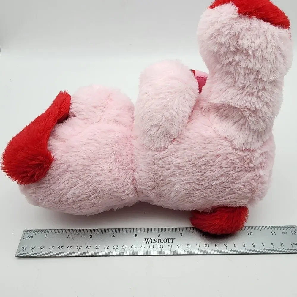 I Love You Latte Pink Dog Plush Stuffed Animal Toy 10
